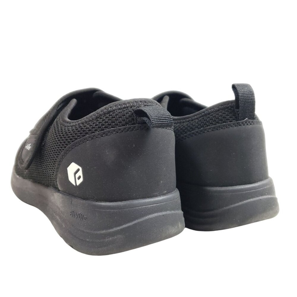 FitVille Womens Size 9.5 Wide Black Diabetic Comfort Slip-On Shoes - Picture 4 of 10